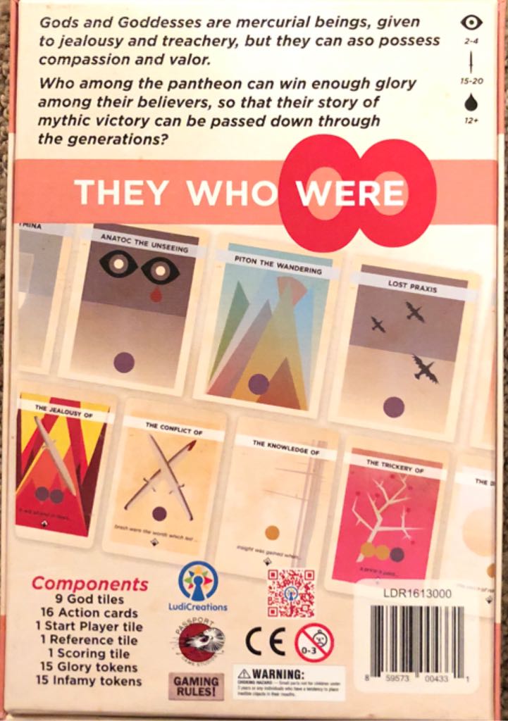 They Who Were 8  (2-4) board game collectible [Barcode 859573004331] - Main Image 2