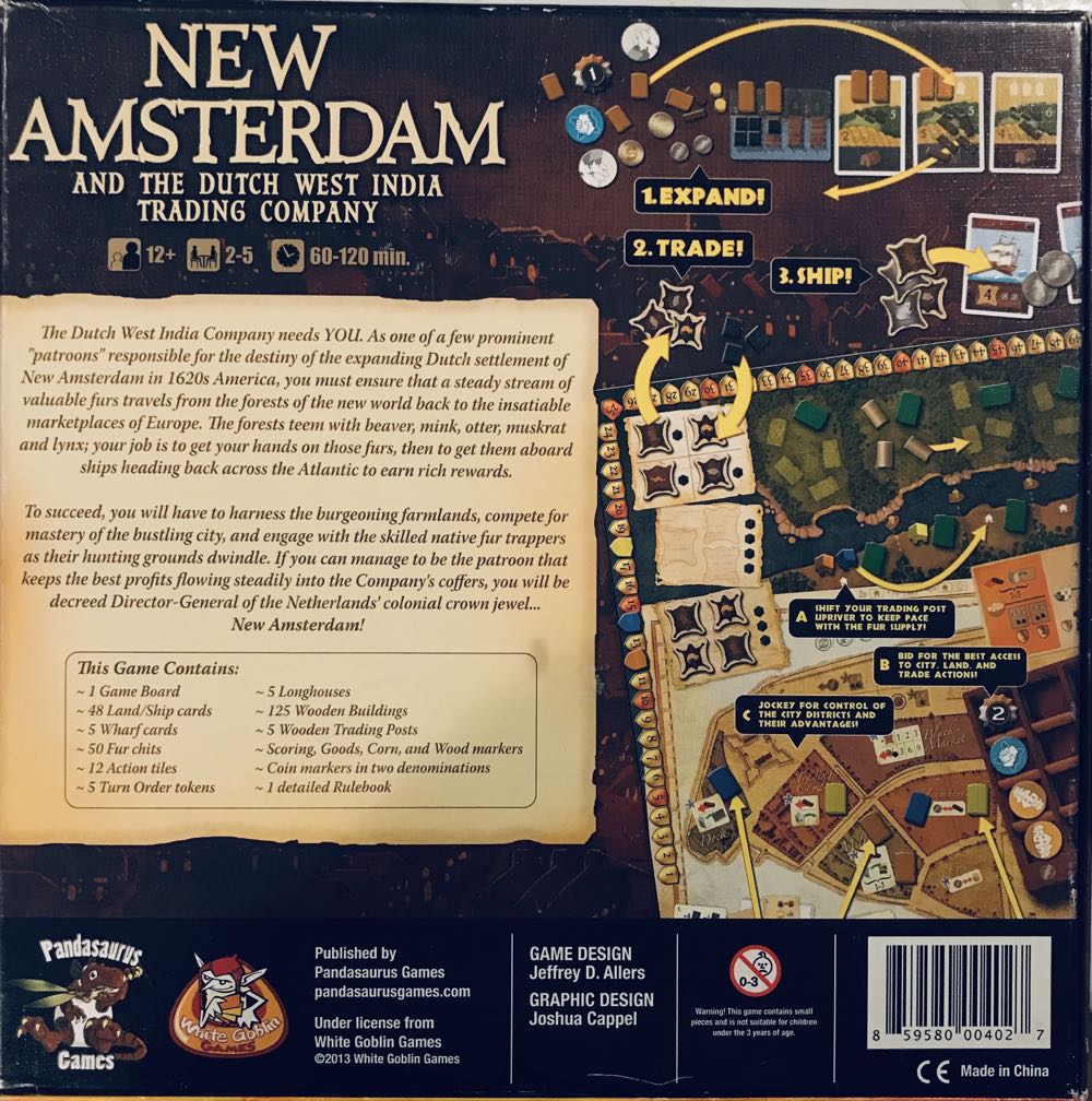 New Amsterdam   (2-5) board game collectible [Barcode 859580004027] - Main Image 2