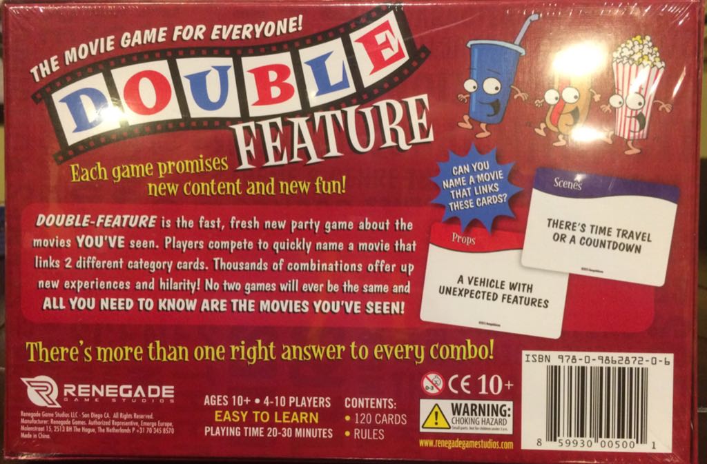 Double Feature   (4-10) board game collectible [Barcode 859930005001] - Main Image 2