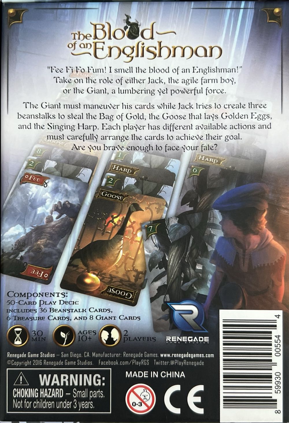 The Blood of an Englishman  (2) board game collectible [Barcode 859930005544] - Main Image 2