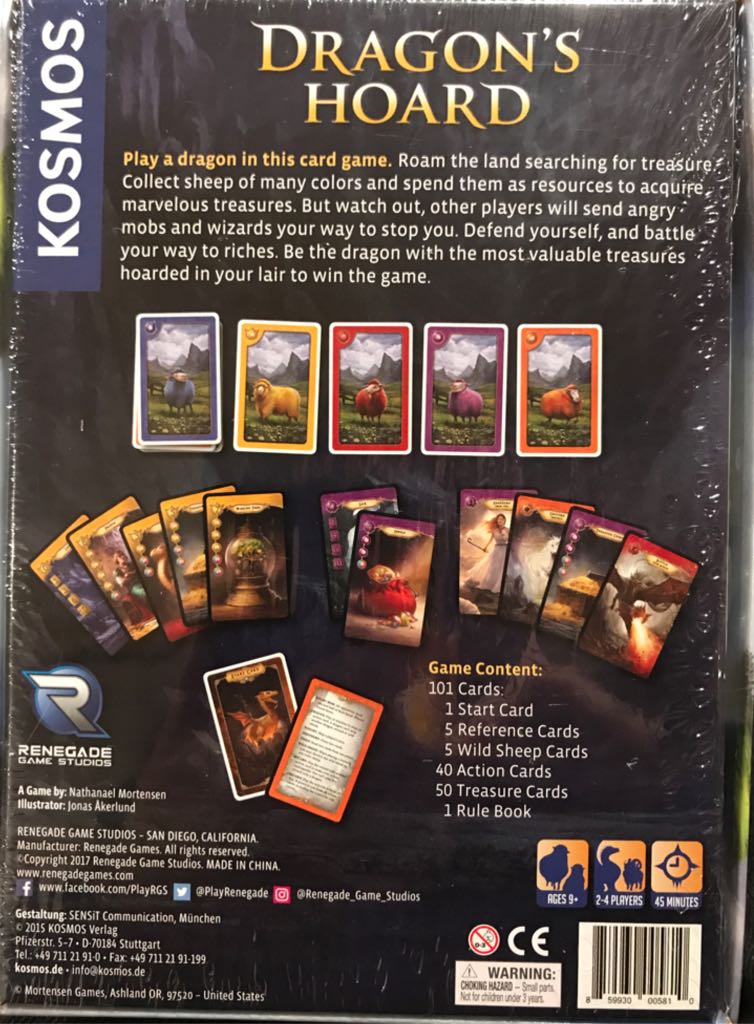 Dragon’s Hoard  (2-4) board game collectible [Barcode 859930005810] - Main Image 2