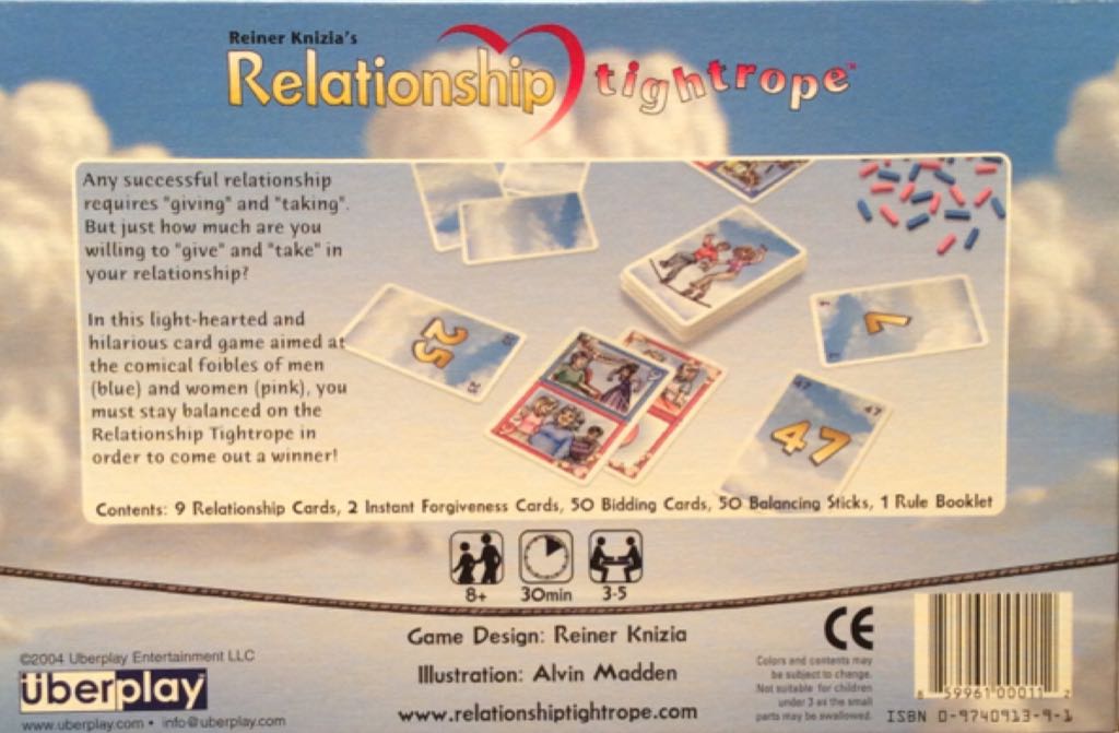 Relationship Tightrope  (3-5) board game collectible [Barcode 859961000112] - Main Image 2