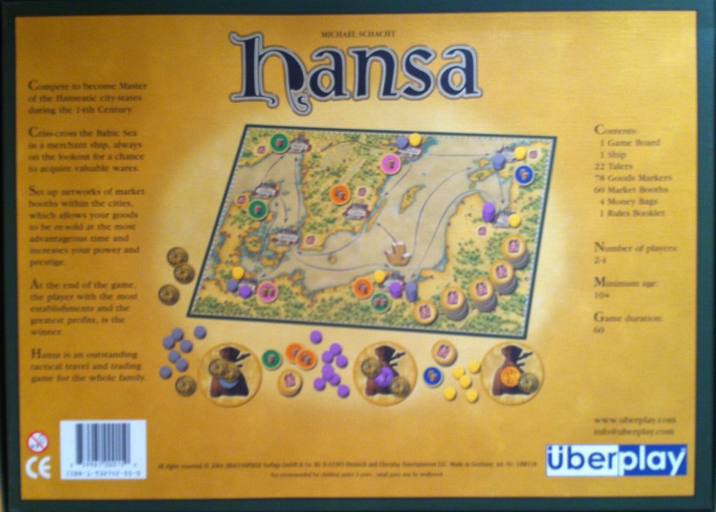 Hansa  (2-4) board game collectible [Barcode 859961000150] - Main Image 2