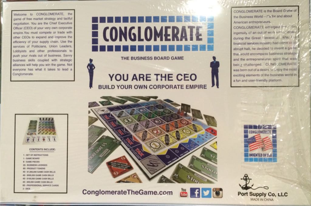 Conglomerate The Business Board Game  (2-8) board game collectible [Barcode 861964000006] - Main Image 2