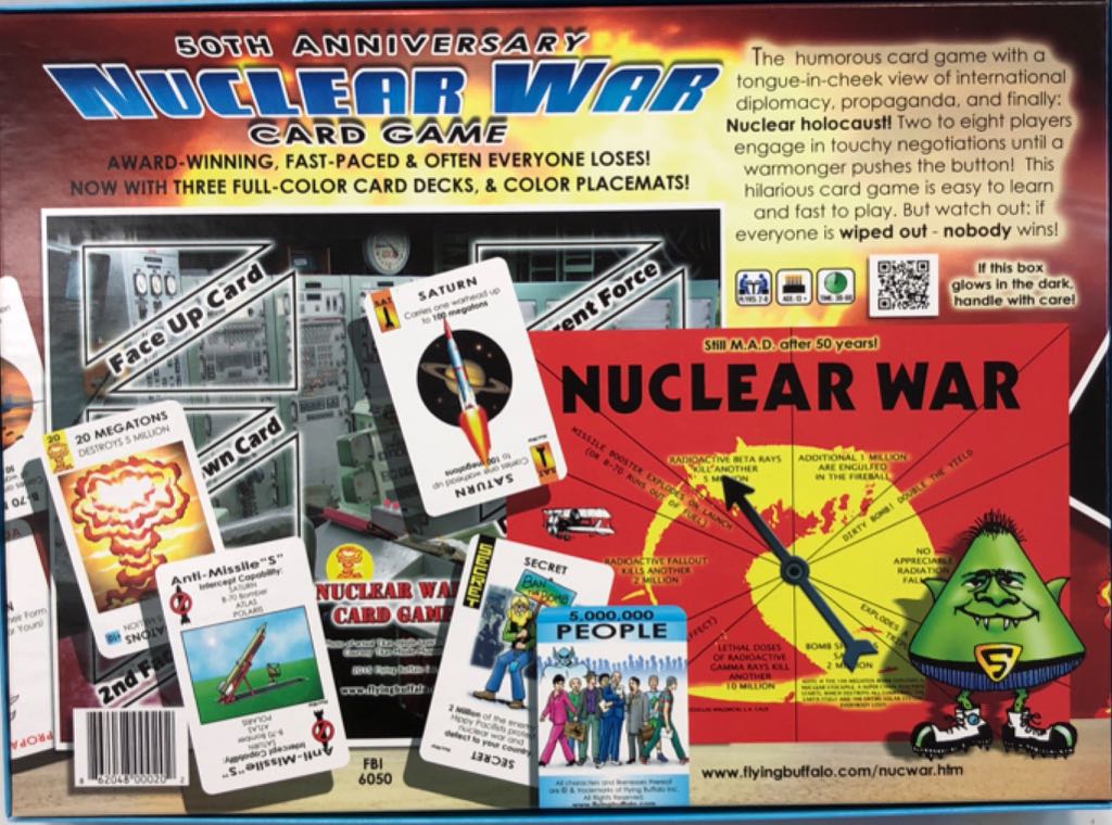 Nuclear War ’50th Anniversary’  (2-8) board game collectible [Barcode 862048000202] - Main Image 2