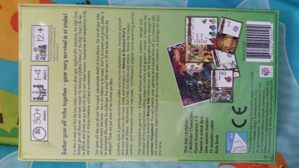 ElfQuest adventure game - starter set  (1-4) board game collectible [Barcode 862283000104] - Main Image 2