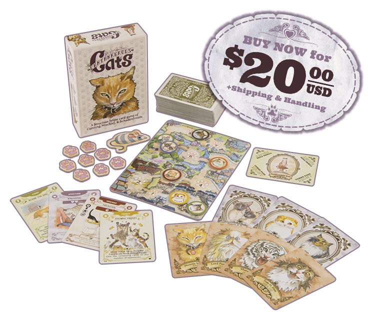 Cantankerous Cats  board game collectible [Barcode 863892000301] - Main Image 2