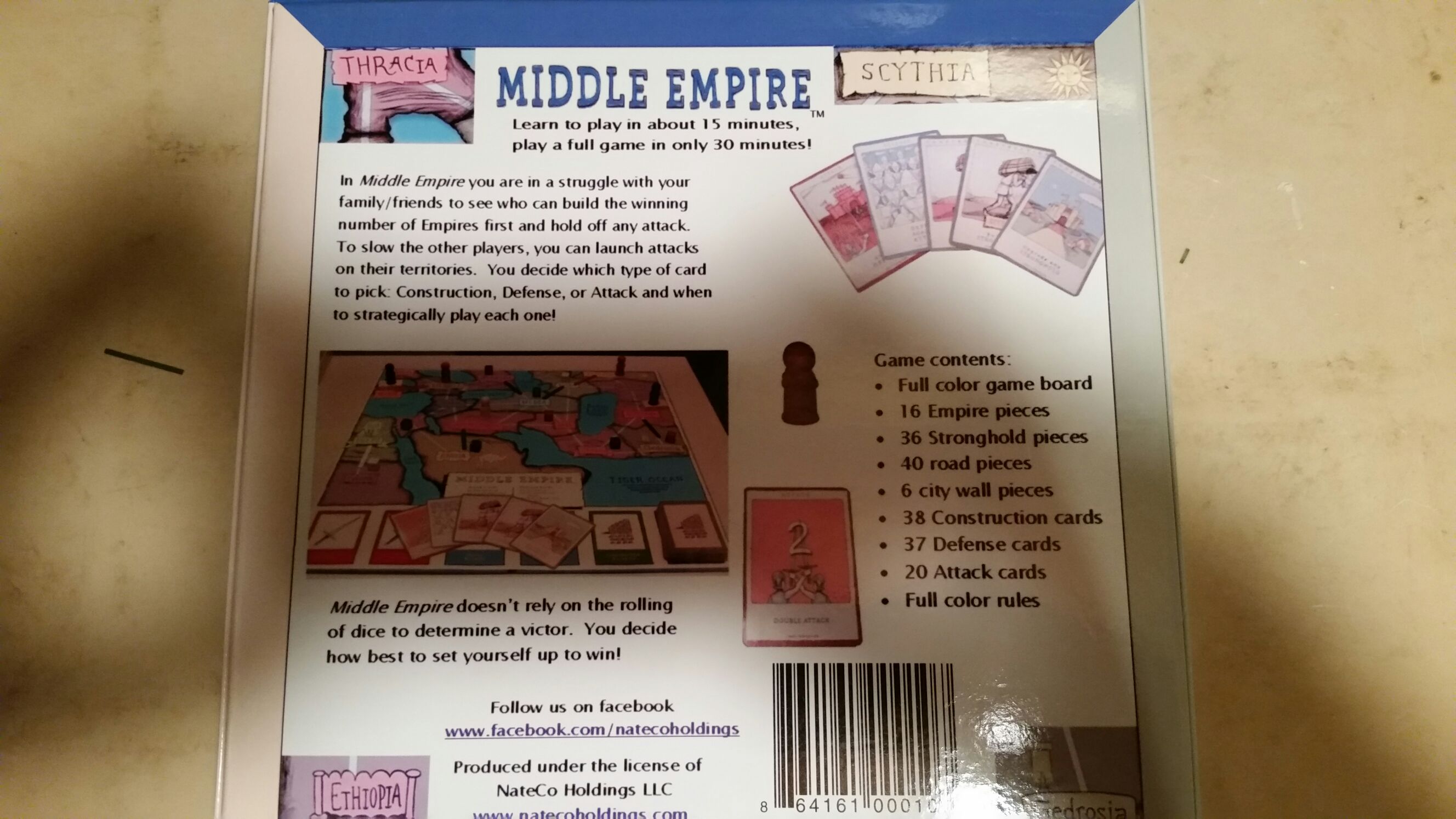 Middle Empire  (2 to 4) board game collectible [Barcode 864161000107] - Main Image 2