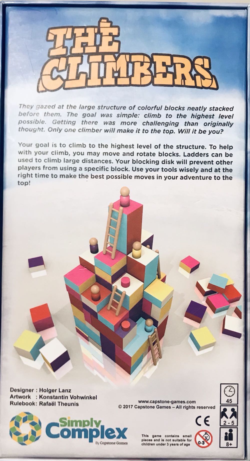 The Climbers  (2-5) board game collectible [Barcode 864562000270] - Main Image 2