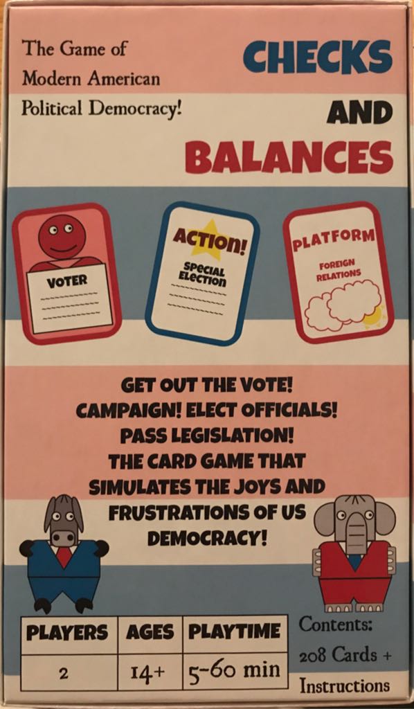 Checks and Balances  (2) board game collectible [Barcode 865367000403] - Main Image 2