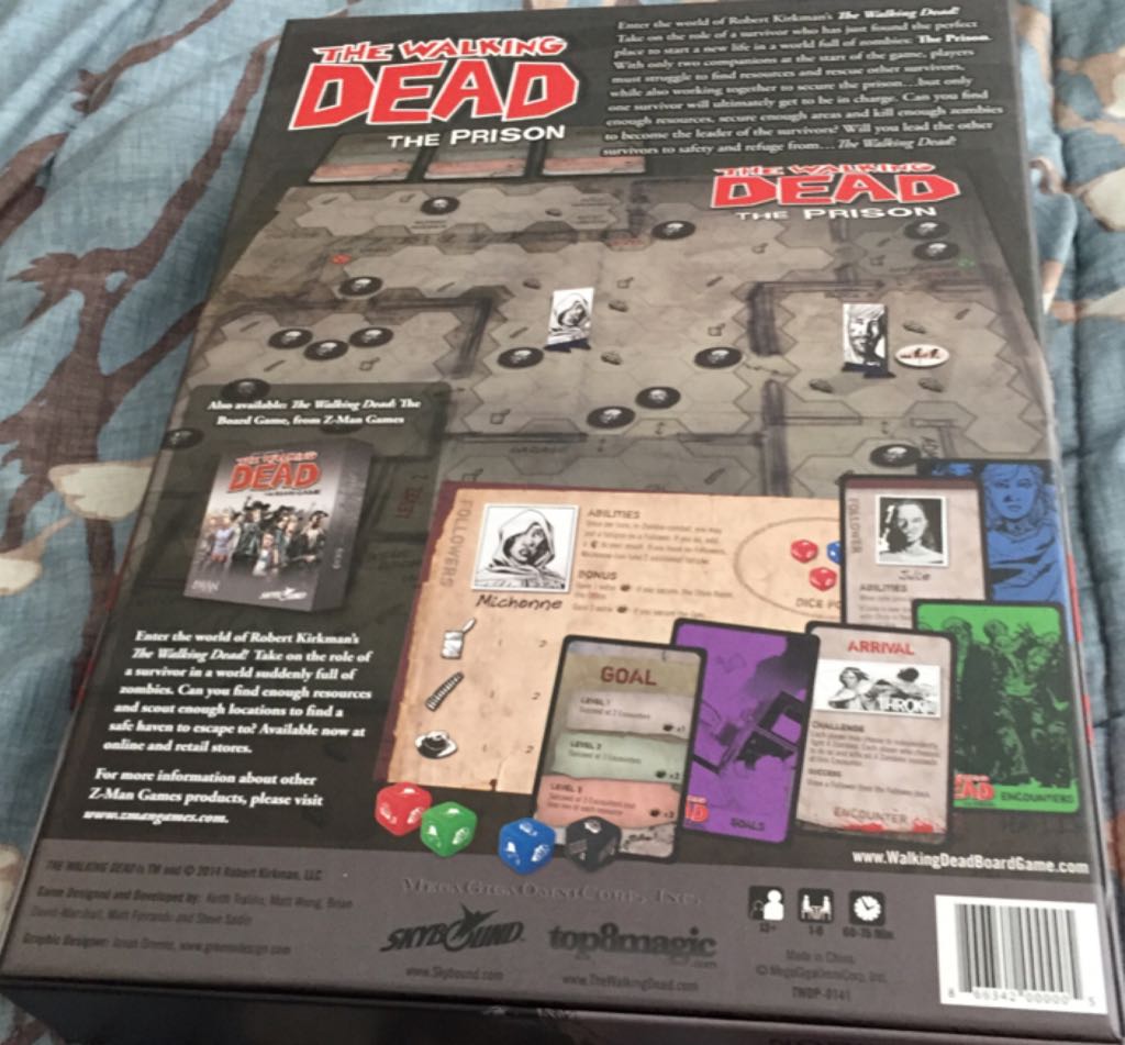The Walking Dead: The Prison  (1-6) board game collectible [Barcode 866342000005] - Main Image 2