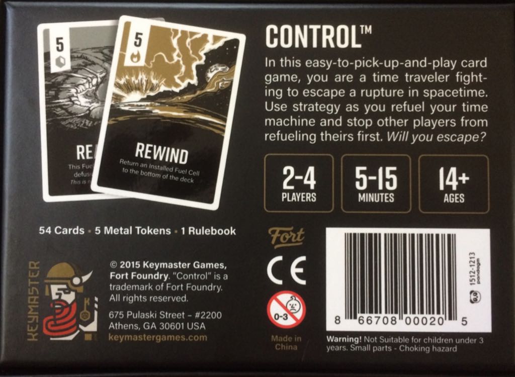 Control  (2-4) board game collectible [Barcode 866708000205] - Main Image 2