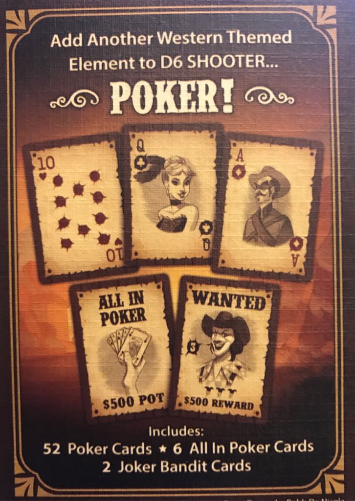 D6 Shooter Poker Deck Expansion   board game collectible [Barcode 868345000211] - Main Image 2