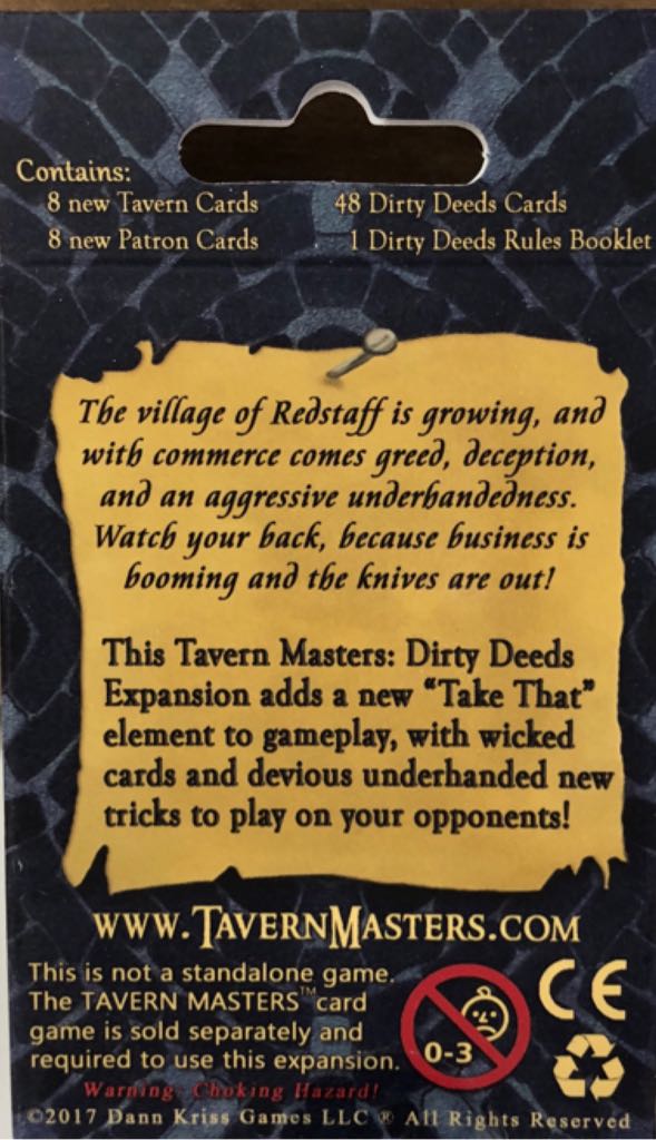 Tavern Masters: Dirty Deeds  (1-6) board game collectible [Barcode 869152000036] - Main Image 2