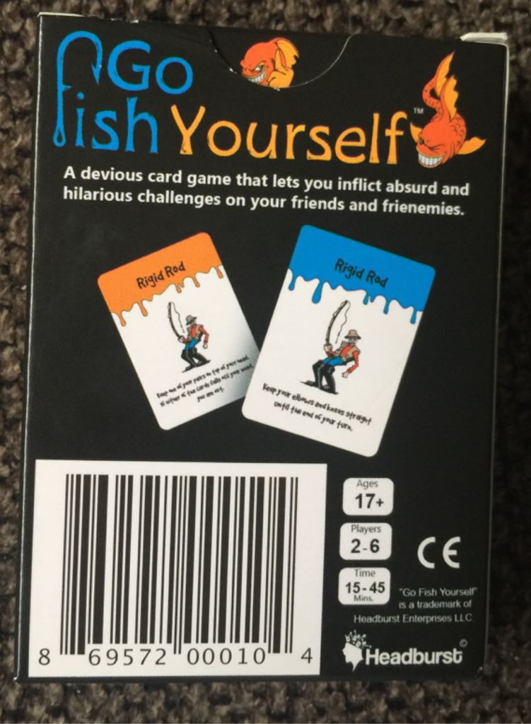 Go Fish Yourself  (2-6) board game collectible [Barcode 869572000104] - Main Image 2