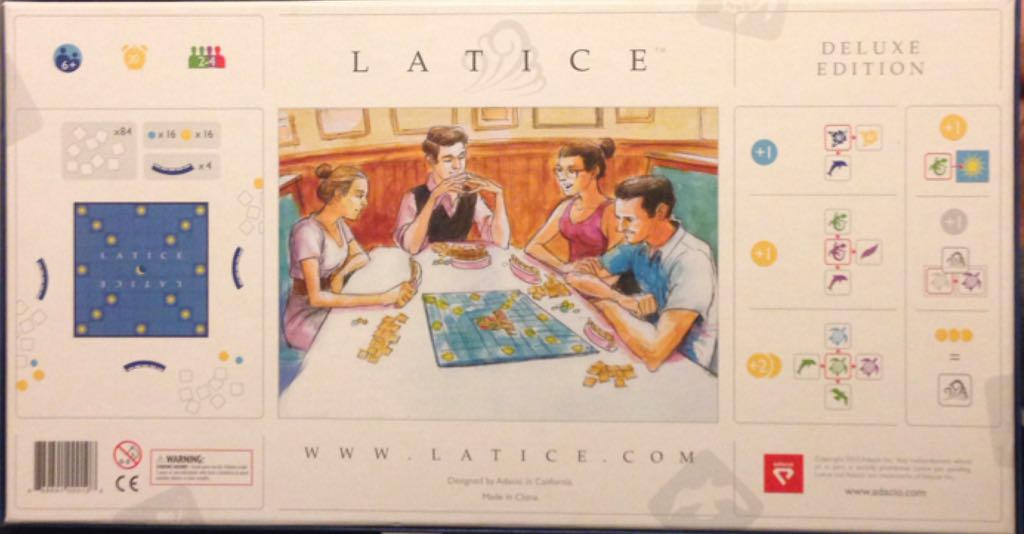 Lattice Deluxe Edition  (2-4) board game collectible [Barcode 869691000108] - Main Image 2