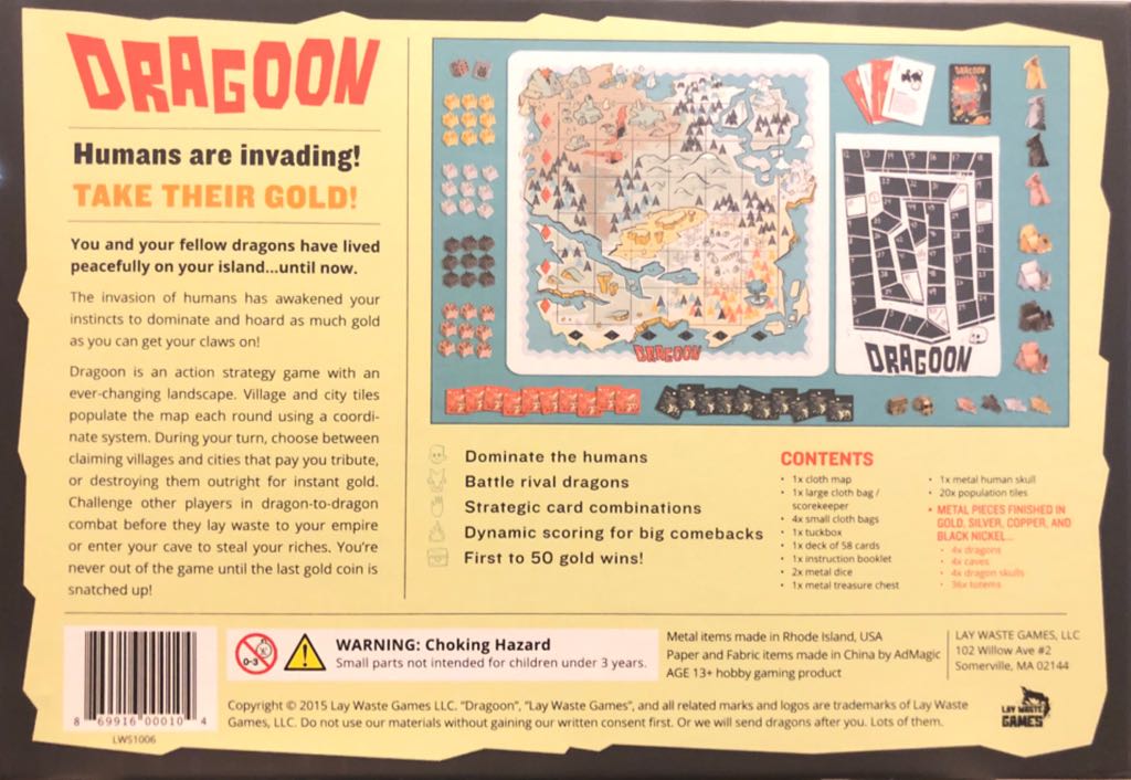 Dragoon  (2-4) board game collectible [Barcode 869916000104] - Main Image 2