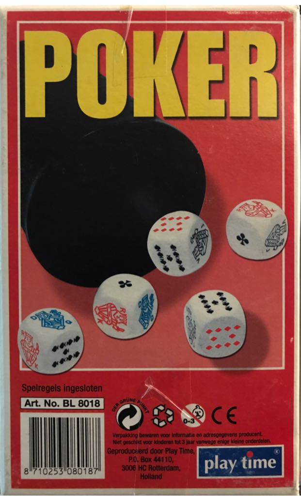Poker  (2-7) board game collectible [Barcode 8710253080187] - Main Image 2