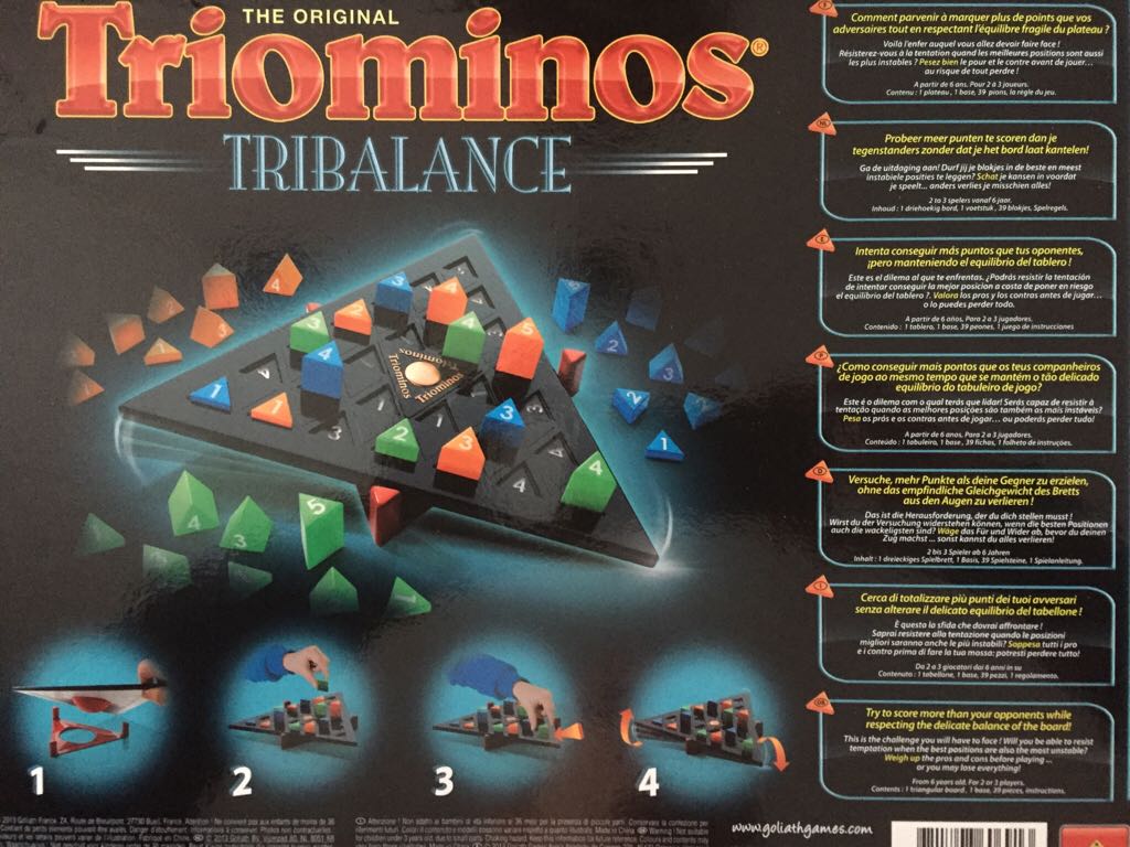 Triominos: Tribalance  (2-3) board game collectible [Barcode 8711808606913] - Main Image 2