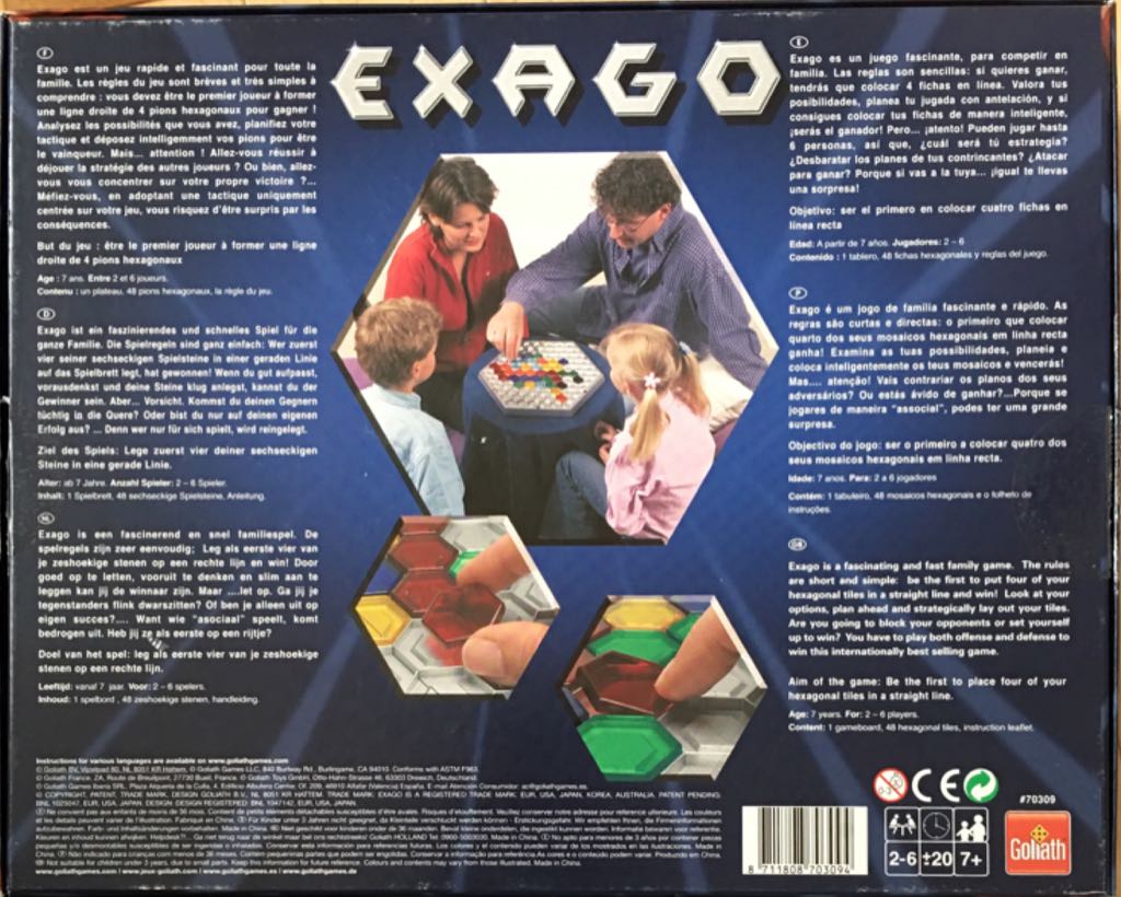 Exago  (2-6) board game collectible [Barcode 8711808703094] - Main Image 2
