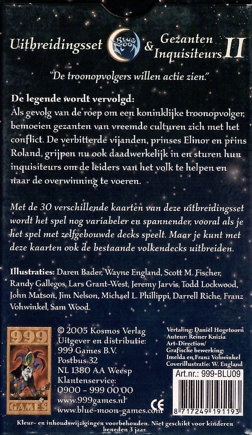 Blue Moon - Gezanten & Inquisiteurs - Uitbreidingsset II  (2) board game collectible [Barcode 8717249191193] - Main Image 2