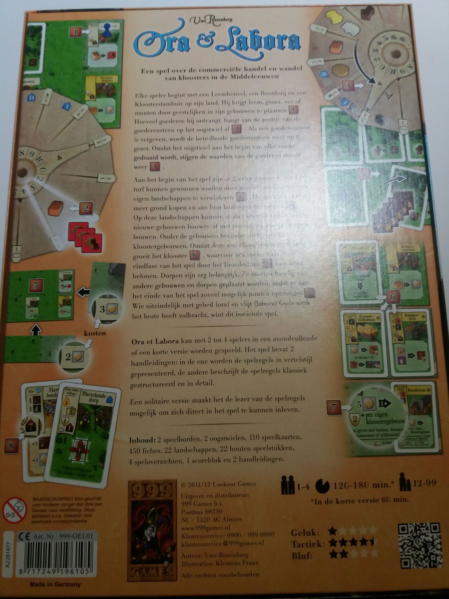 Ora & Labora  (4) board game collectible [Barcode 8717249196105] - Main Image 2