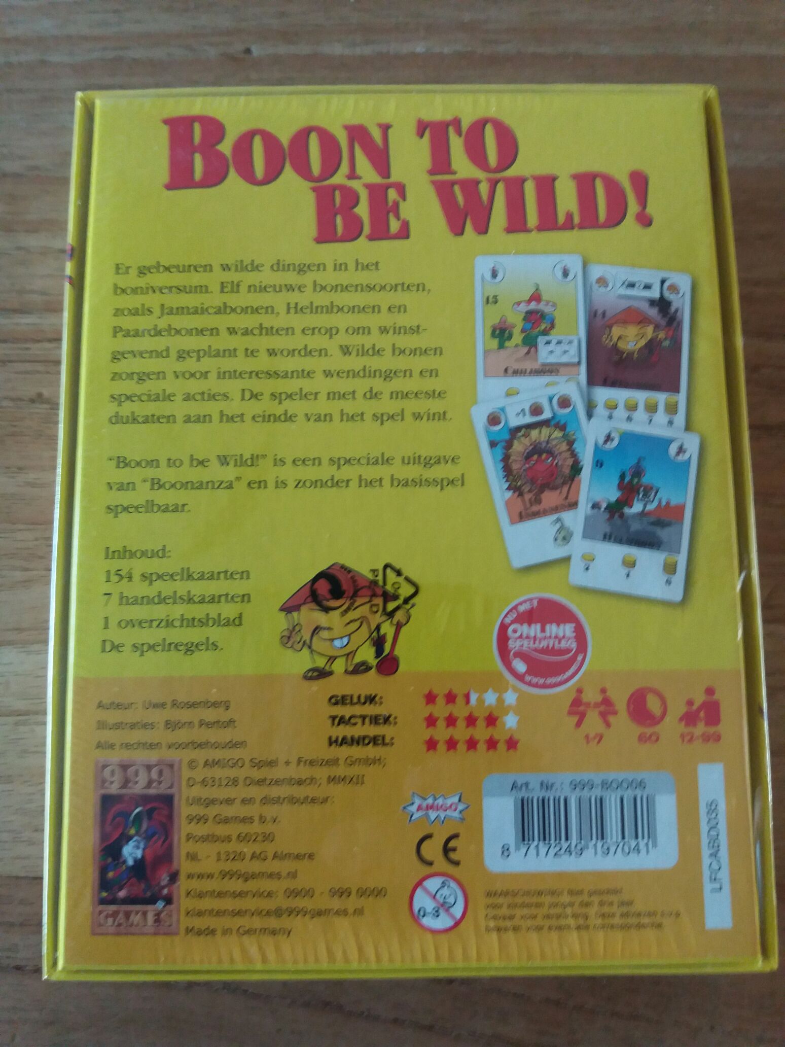 Boon To Be Wild  (1 2 3 4 5 6 7) board game collectible [Barcode 8717249197041] - Main Image 2