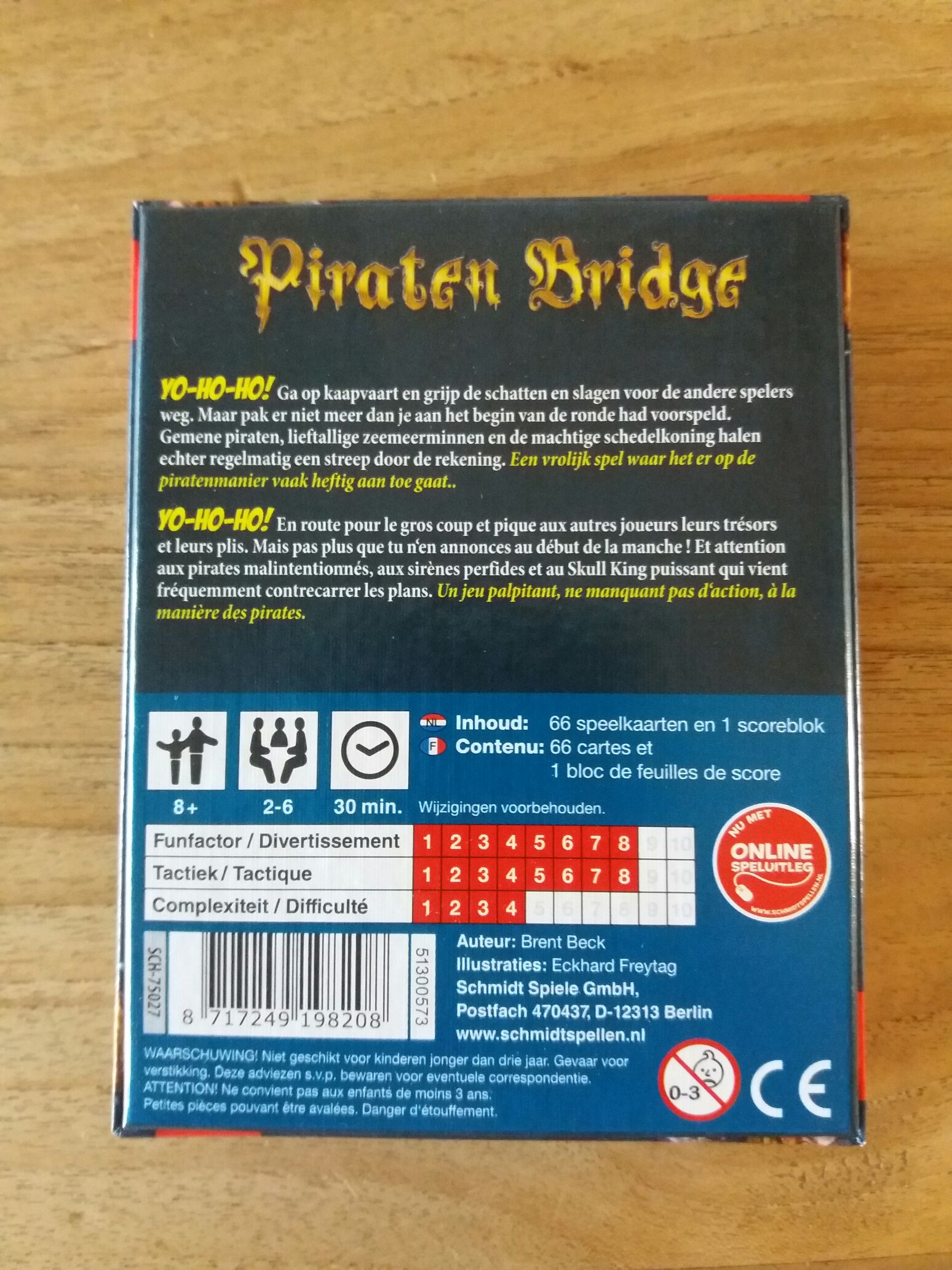 piraten bridge  (6) board game collectible [Barcode 8717249198208] - Main Image 2