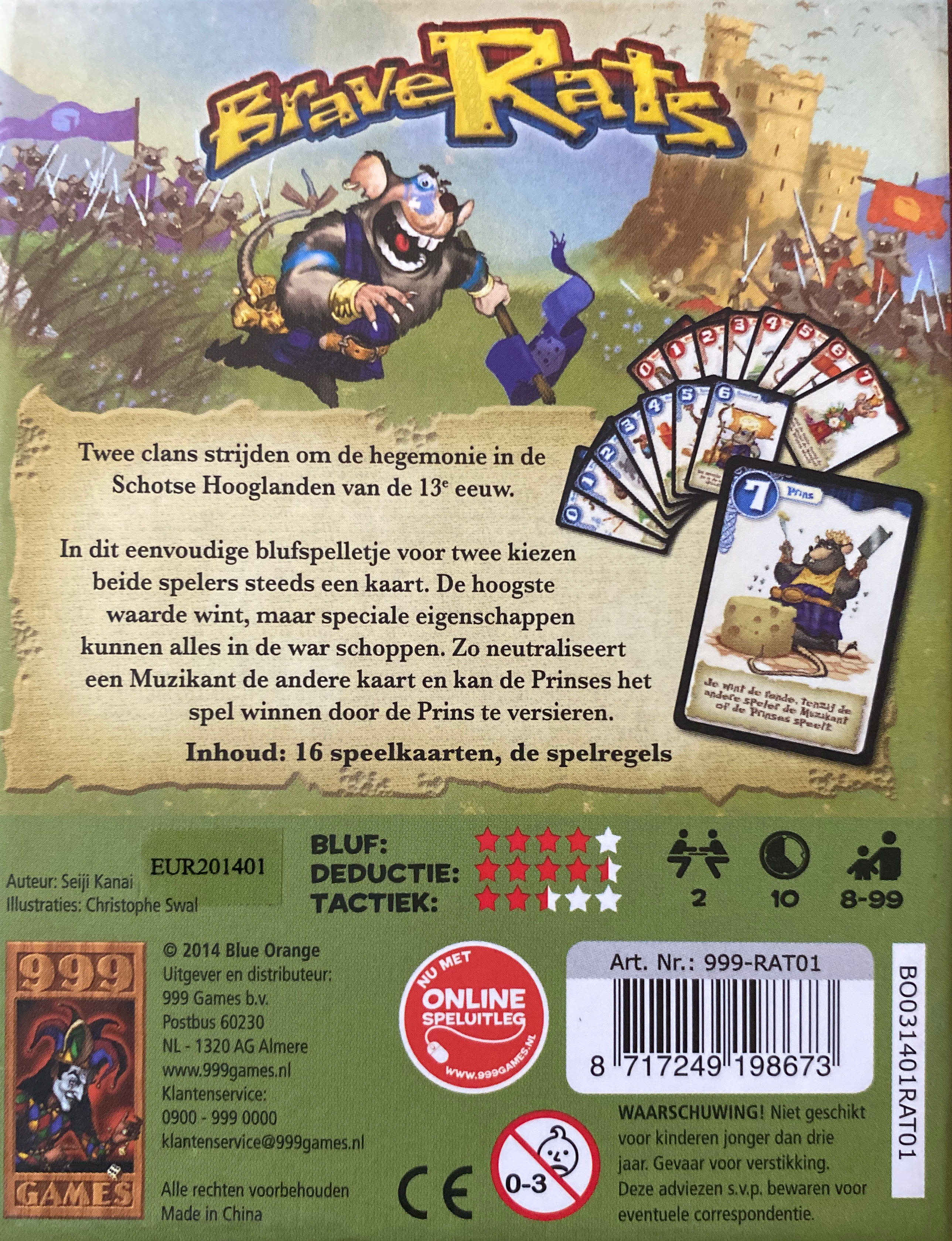 Brave Rats  (2) board game collectible [Barcode 8717249198673] - Main Image 2