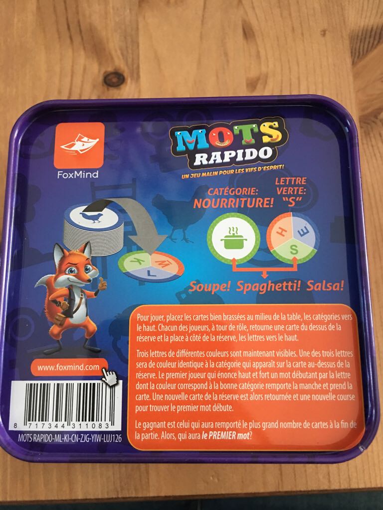 Mots Rapido  (2-6) board game collectible [Barcode 8717344311083] - Main Image 2