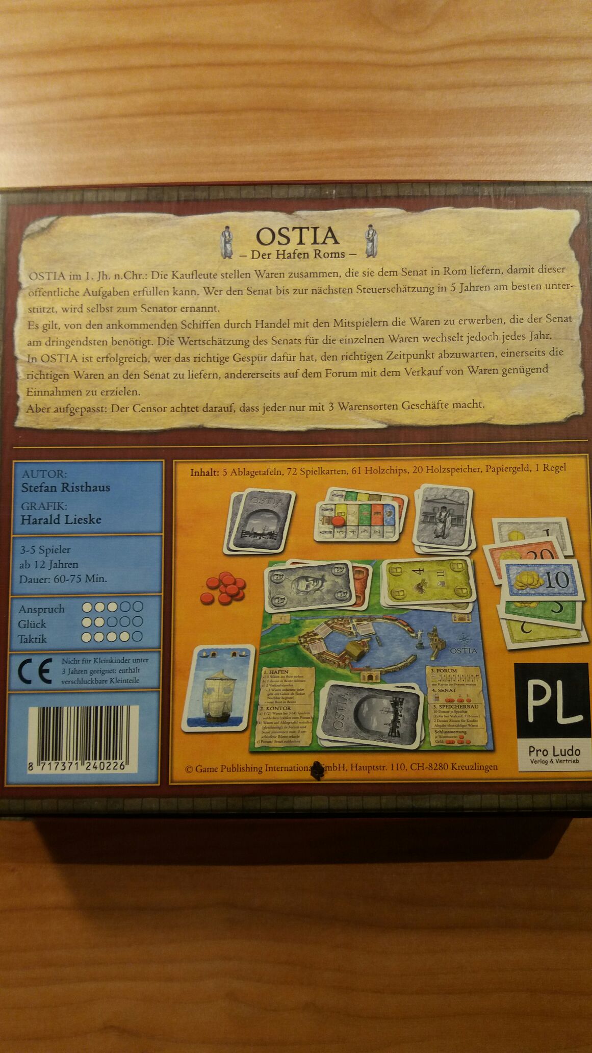 Ostia der hafen Roms  (3-5) board game collectible [Barcode 8717371240226] - Main Image 2