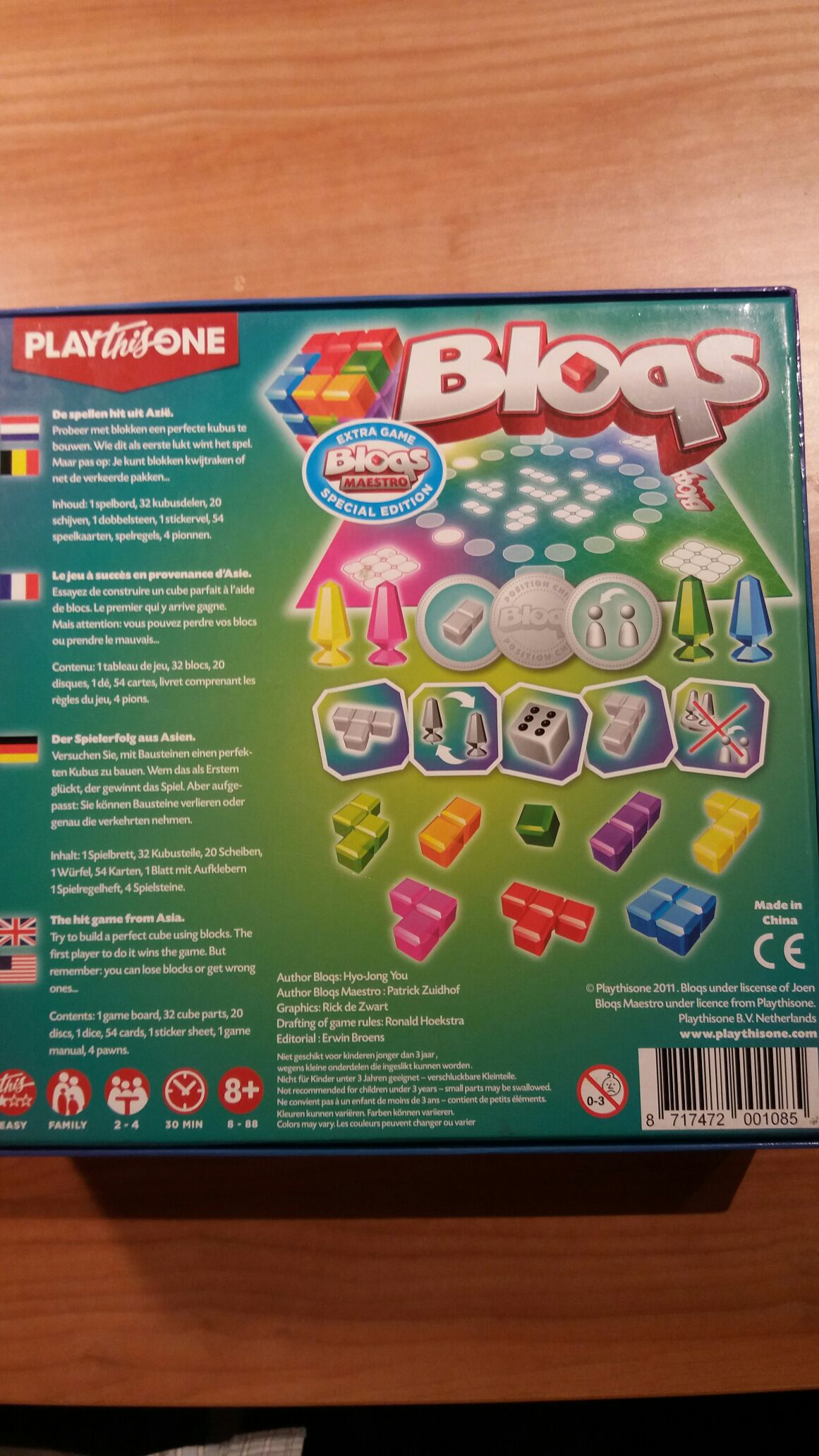 Bloqs  (2,3,4) board game collectible [Barcode 8717472001085] - Main Image 2