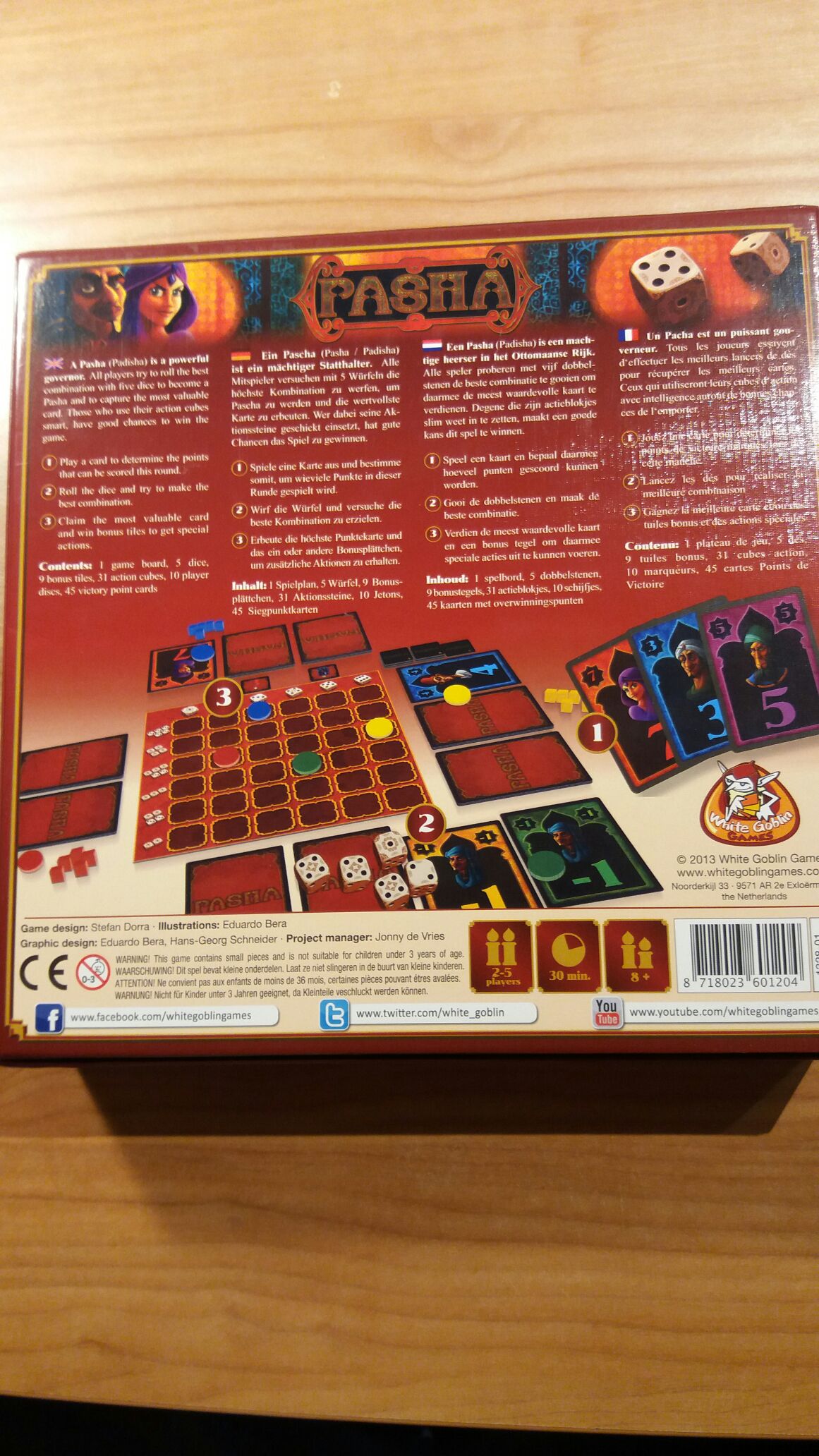 PASHA  (2-5) board game collectible [Barcode 8718023601204] - Main Image 2