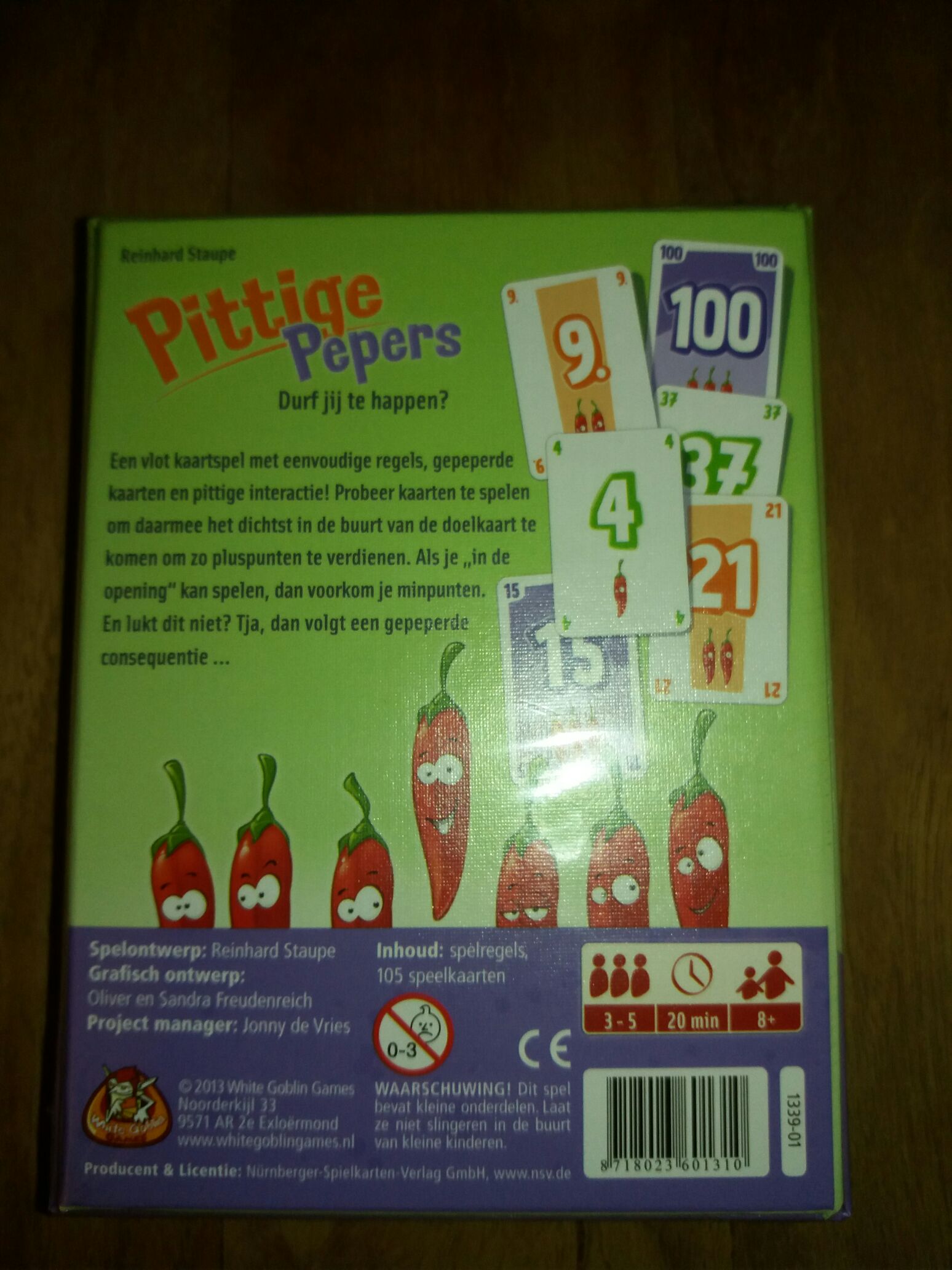 Pittige Pepers  (5) board game collectible [Barcode 8718023601310] - Main Image 2