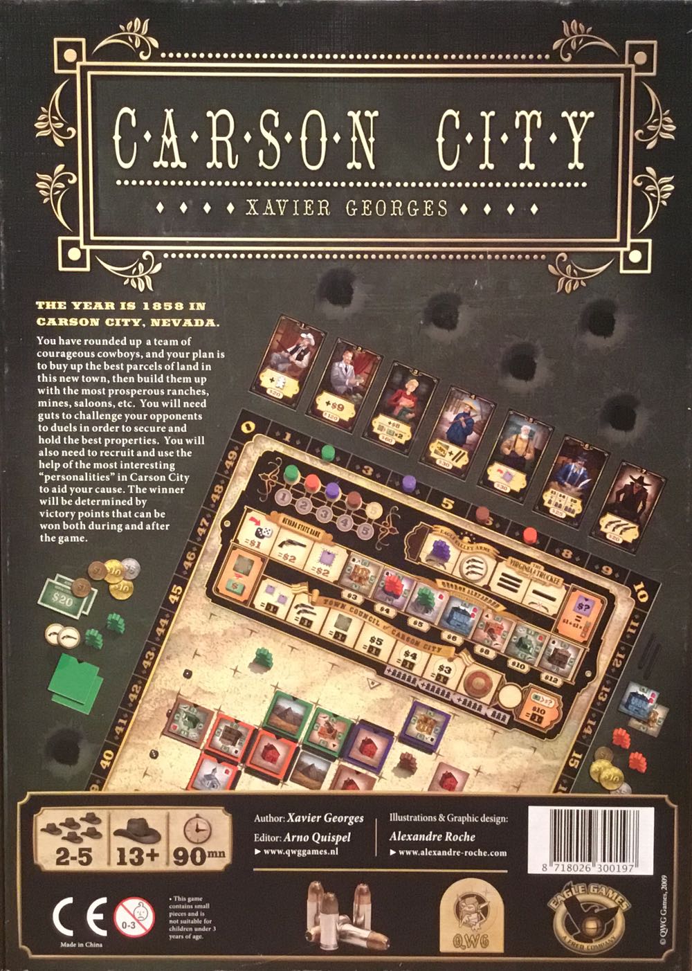 Carson City  (2-5) board game collectible [Barcode 8718026300197] - Main Image 2