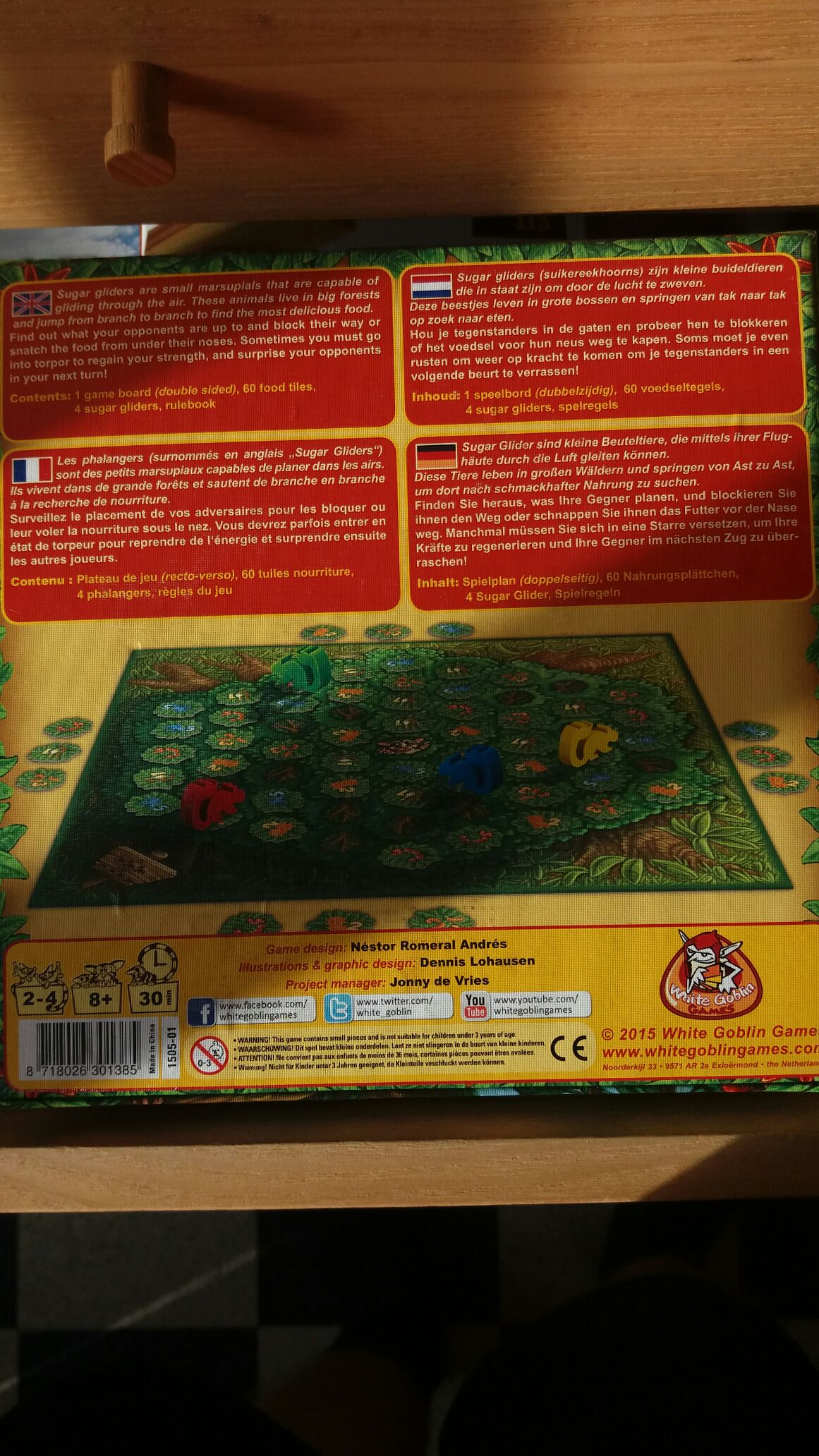 sugar Gliders  (2-4) board game collectible [Barcode 8718026301385] - Main Image 2