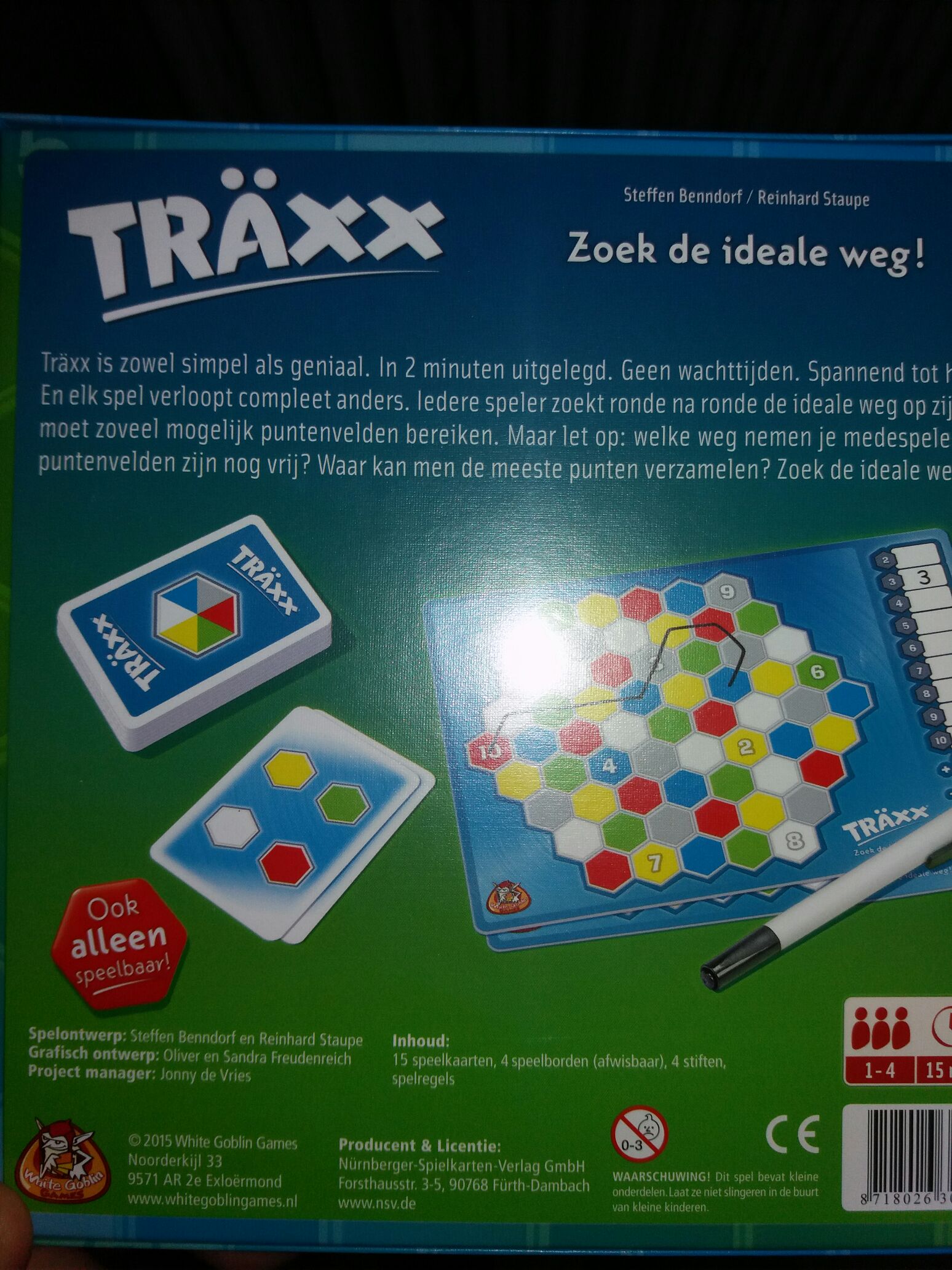 traxx  (4) board game collectible [Barcode 8718026301644] - Main Image 2