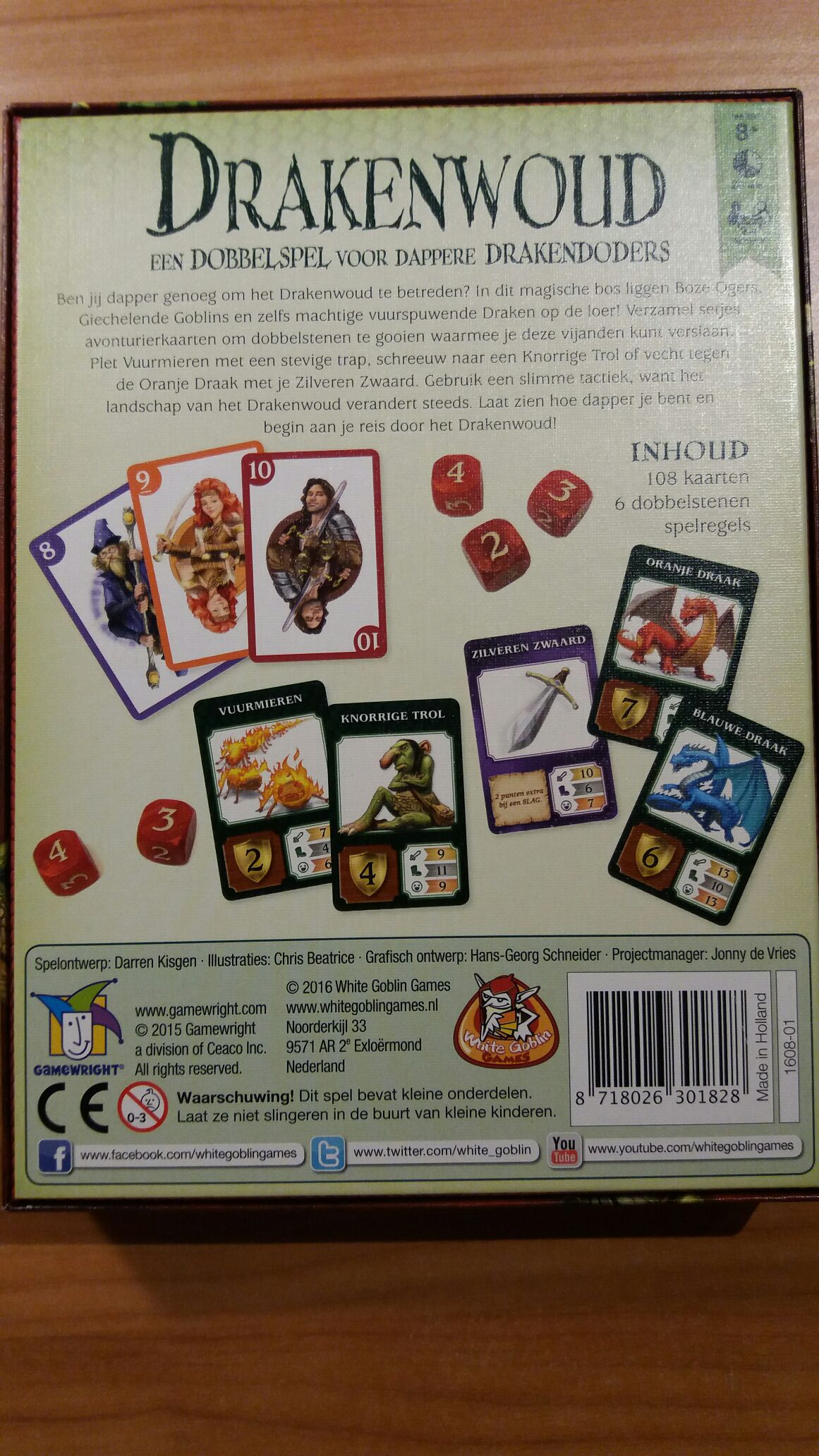 Drakenwoud  (2-4) board game collectible [Barcode 8718026301828] - Main Image 2