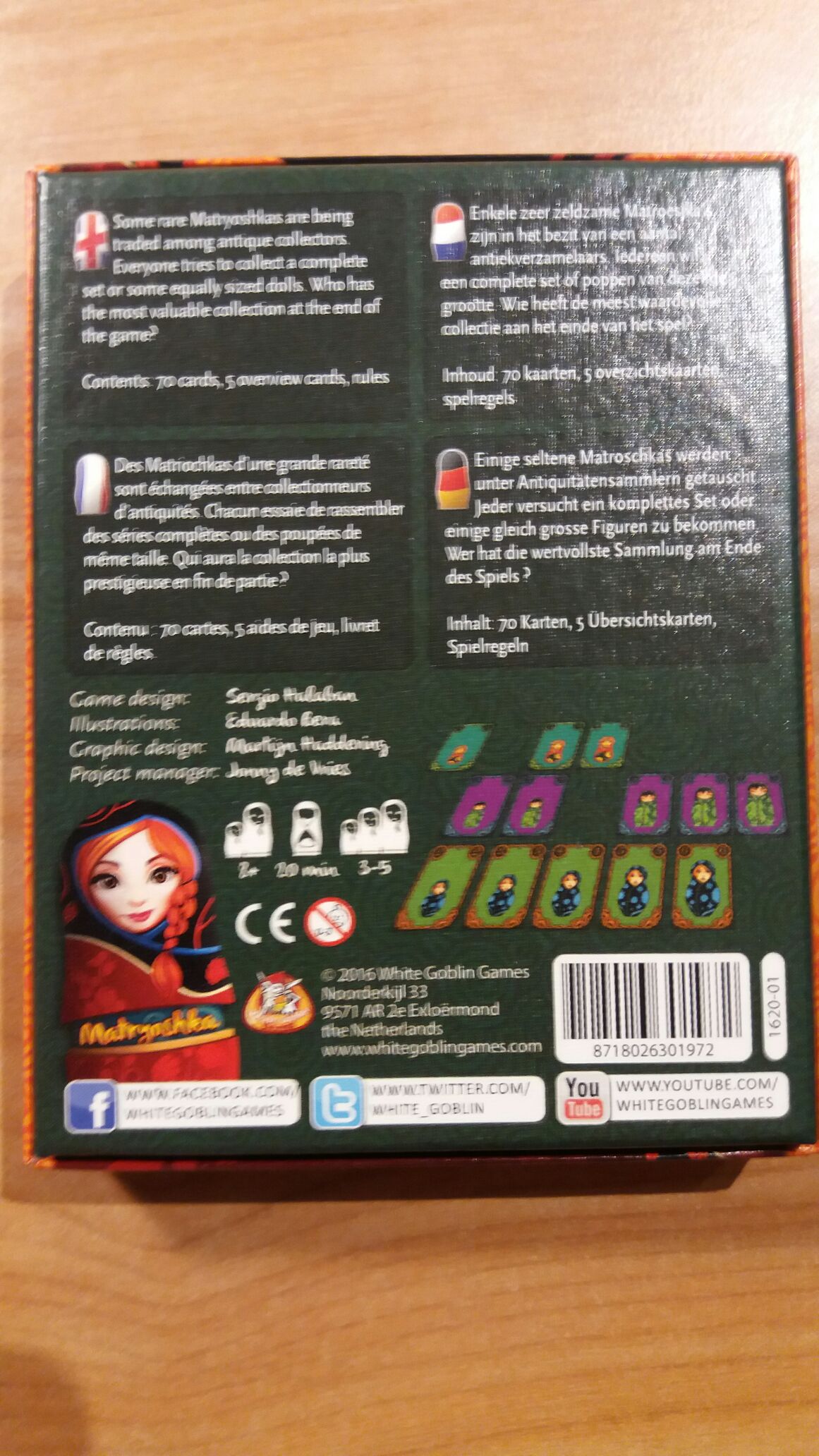 Matryoshka  (3-5) board game collectible [Barcode 8718026301972] - Main Image 2