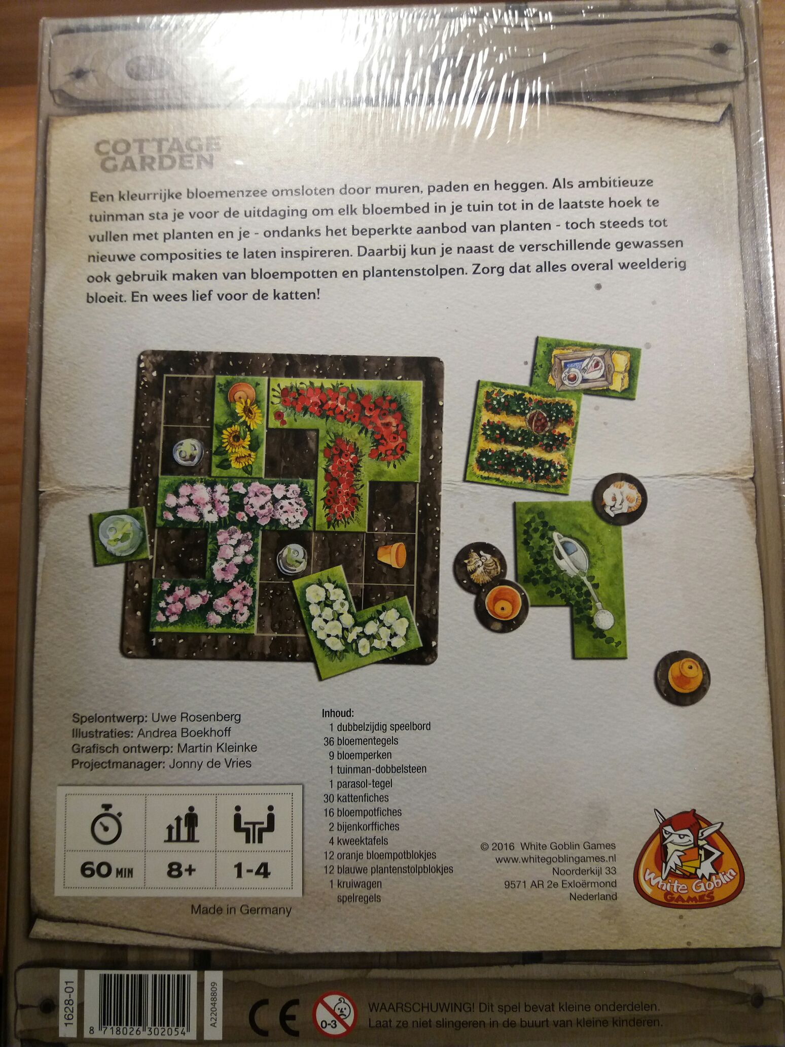 cottage garden  (4) board game collectible [Barcode 8718026302054] - Main Image 2