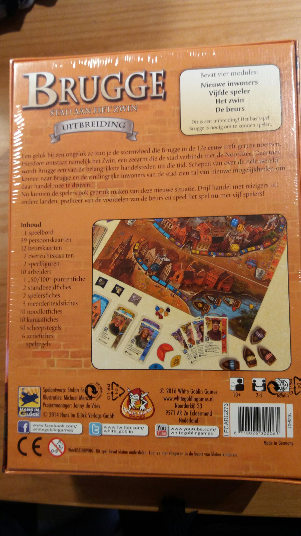 Brugge Stad aan het Zwin  (2-5) board game collectible [Barcode 8718026302061] - Main Image 2