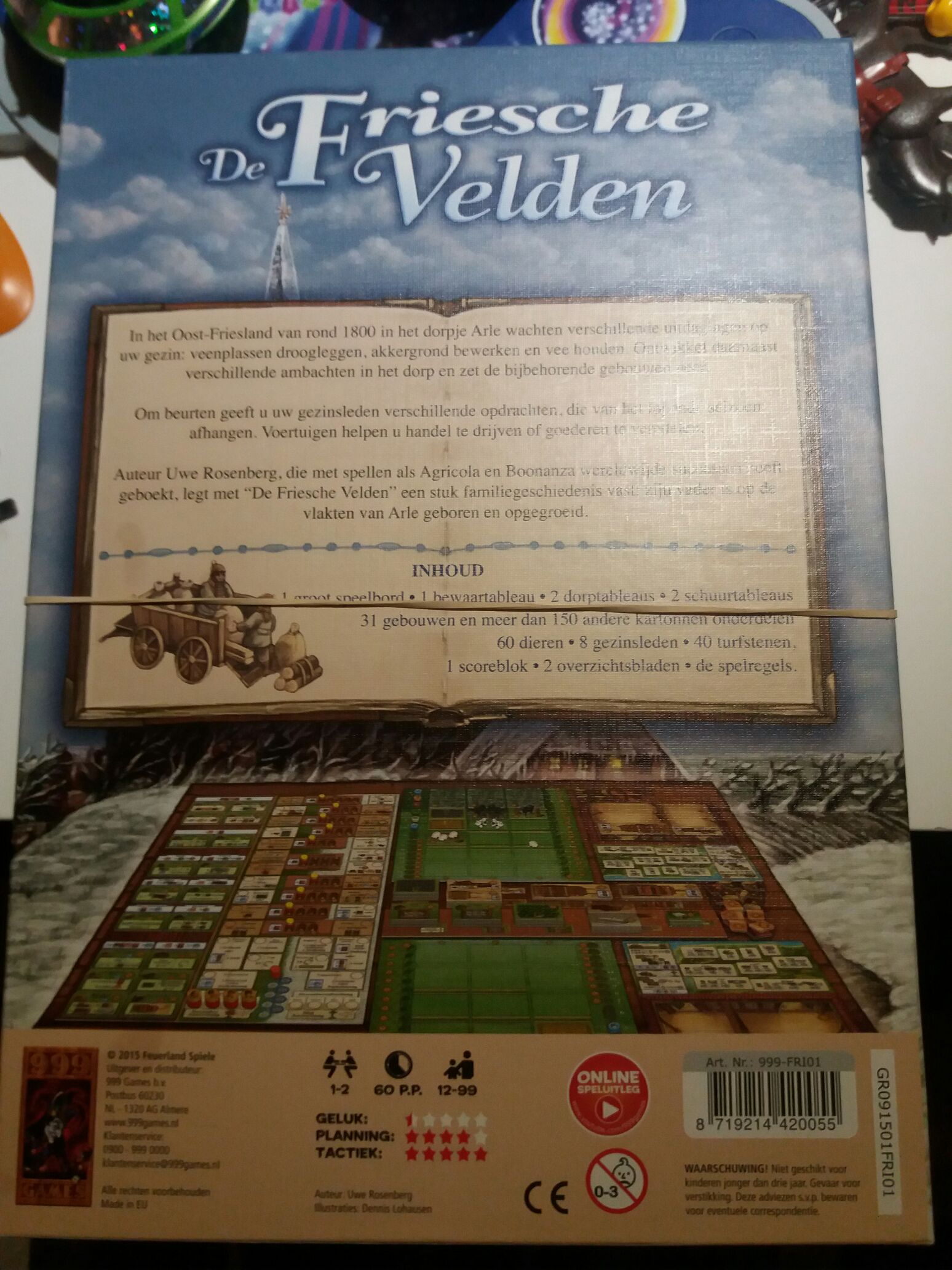 Friesche Velden, De  (1-2) board game collectible [Barcode 8719214420055] - Main Image 2