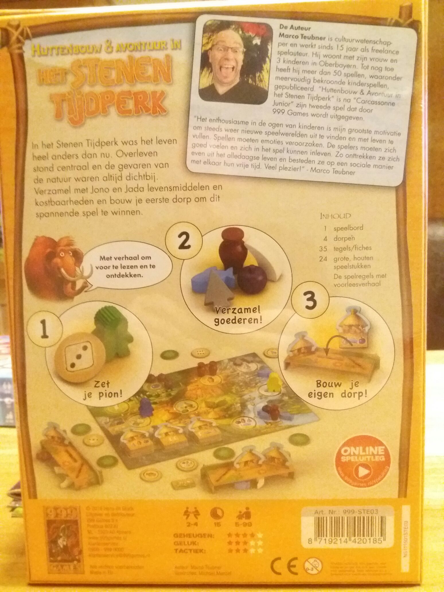 Het Stenen Tijdperk  (4) board game collectible [Barcode 8719214420185] - Main Image 2