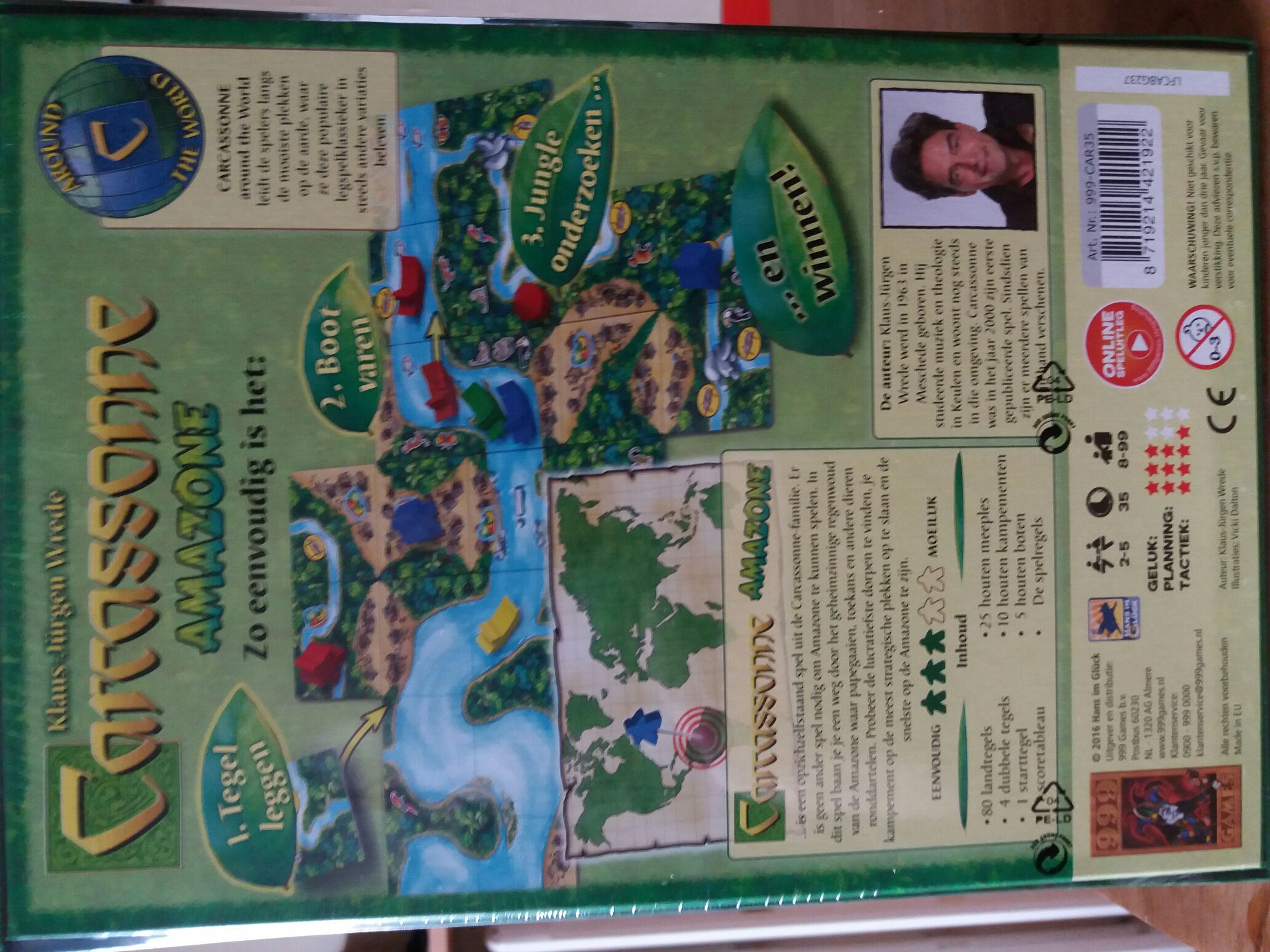 Carcassonne: Amazone  (2-5) board game collectible [Barcode 8719214421922] - Main Image 2