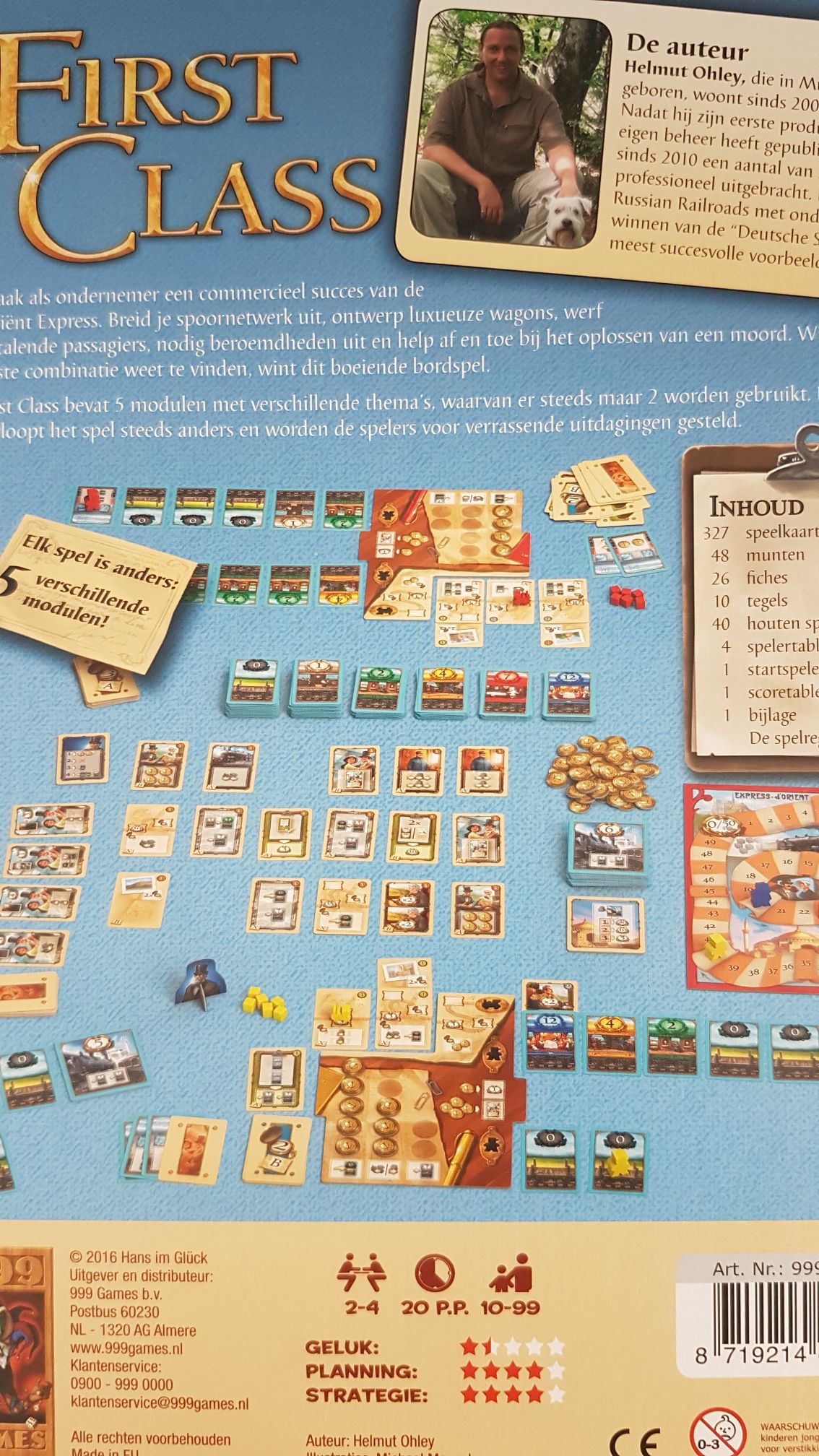 First class  (2-4) board game collectible [Barcode 8719214422059] - Main Image 2