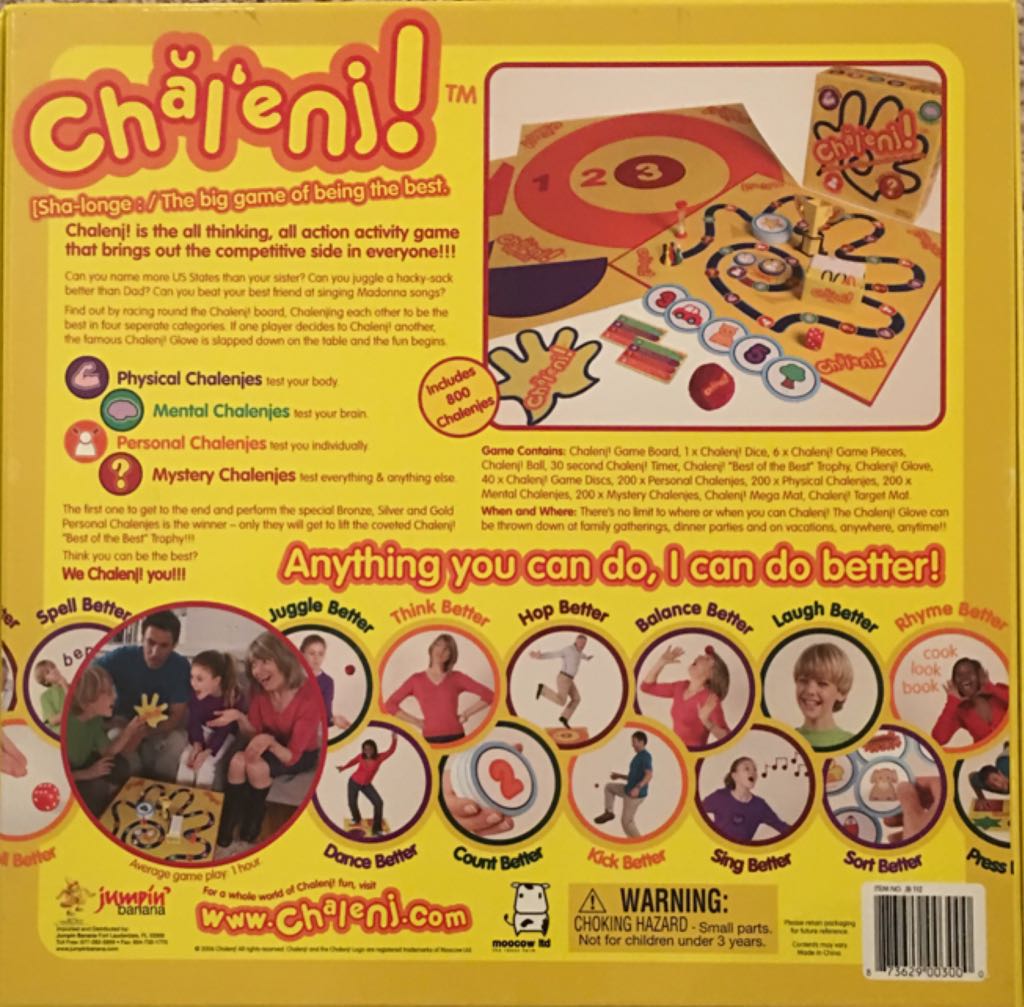 Chalenji!  (2-6) board game collectible [Barcode 873629003000] - Main Image 2