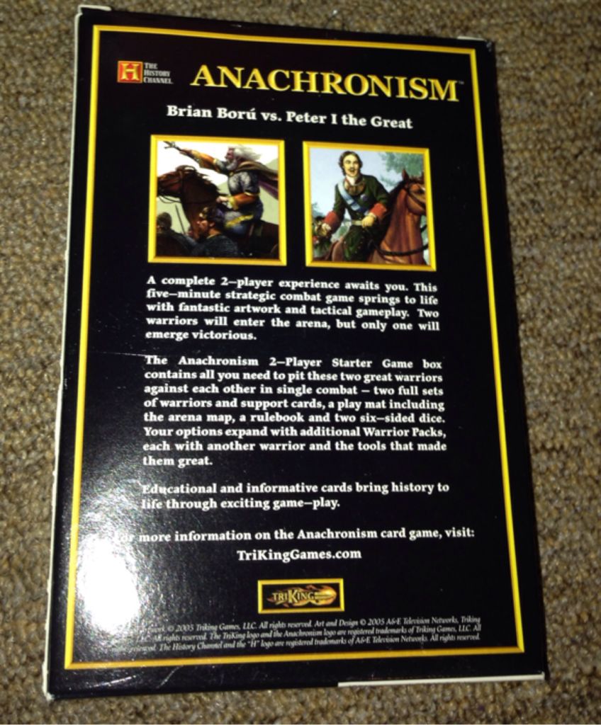 Anachronism  (2) board game collectible [Barcode 875228005171] - Main Image 2