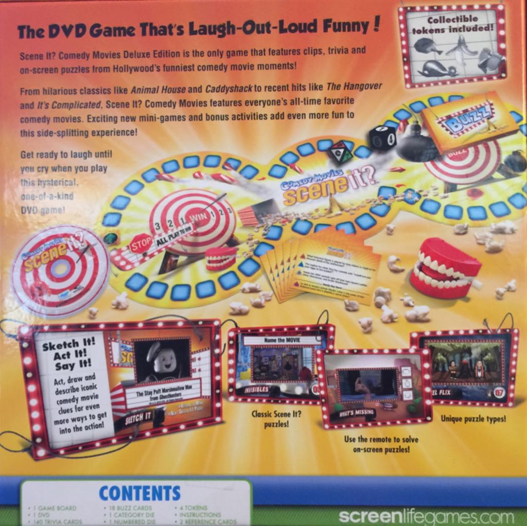 Scene It? Comedy Movies  (20) board game collectible [Barcode 876284002159] - Main Image 2