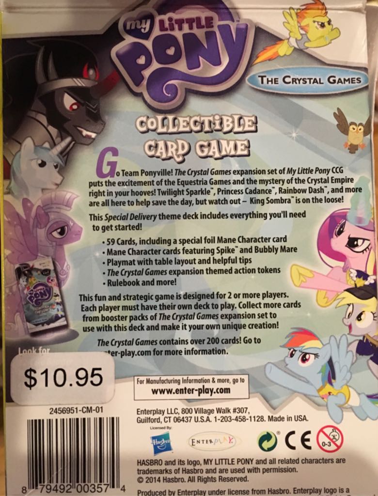 My Little Pony Collectible Card Game: Special Delivery Theme Deck  board game collectible [Barcode 879492003574] - Main Image 2
