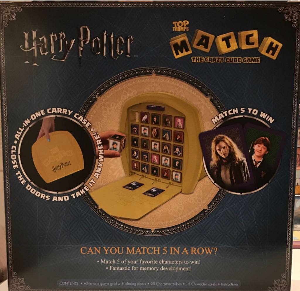 Harry Potter MATCH  (2) board game collectible [Barcode 885996002555] - Main Image 2